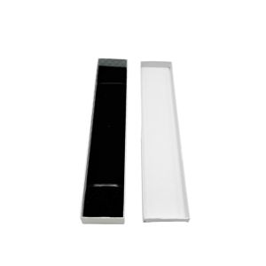 Ukrasna kutijica za nakit 21x4x2 cm – bijela s dijamantnim uzorkom