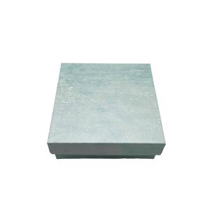 Kutijica za nakit 8.5x8.5x3 cm – svjetloplava poklon kutija za prstenje i ogrlice