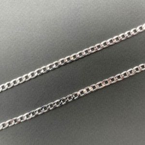 Lanac srebrni  na metre 4mm