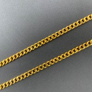 Lanac zlatni na metre 5mm