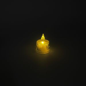 LED svijeća na baterije (lučica) – Treperava toplo bijela 4 x 5 cm