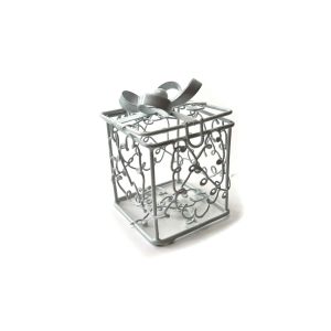 Metalna kutijica krletka 5x5cm 