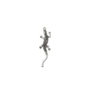 Metalni privjesak gušter 5.4 cm – 7 kom