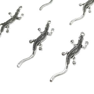 Metalni privjesak gušter 5.4 cm – 7 kom