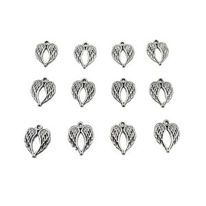 Metalni privjesak anđeoska krila 2x1.7 cm – 12 kom