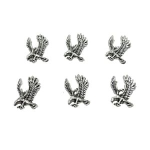 Metalni privjesak orao 2.5 cm – 6 kom