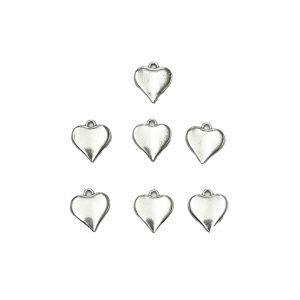 Metalni privjesak srce 1.8 cm – 7 kom
