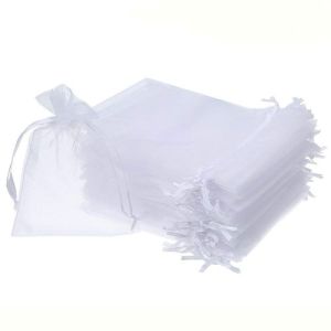  Organza vrećica 7x9cm - Bijela 