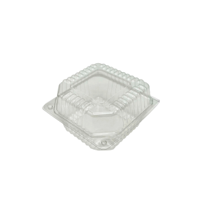 PET posuda NO8 preklopna za kolač – 120x120x80 mm