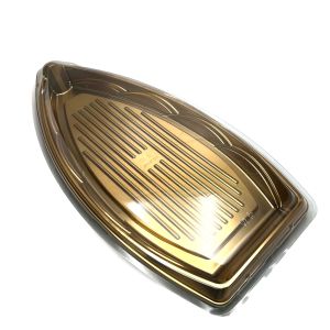 PET kutija LAĐA  JYI-87105 - 70x34.5x9.7cm, PET zlatna kutija za slastice, kolače, sushi, plate i gastro