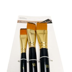 Kistovi set 3/1 HB-6613B – Veliki plosnati kistovi za akril i ulje
