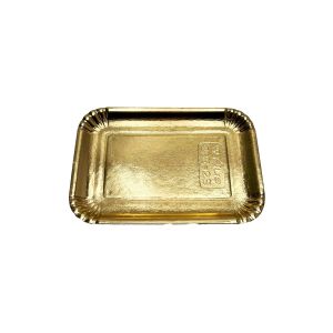 Papirnata tacna zlatna 6100 21x14,8 / 2B2S, podloga za torte i kolače