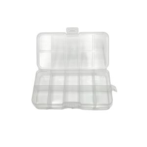 PVC organizator PP-10 – Kutija s pretincima za perle, pribor i sitni materijal