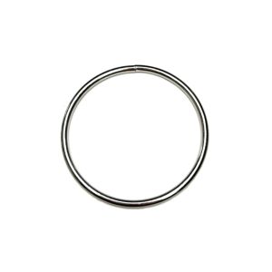 Metalni ring za torbe 80x4 mm – okrugli prsten za ručke i dodatke