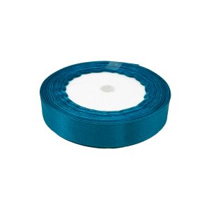 Satenska traka 1,5 cm × 22 m – Petrolej plava