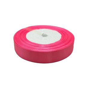 Satenska traka 1,5 cm × 22 m – Vivid pink roza