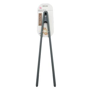 Silikonska hvataljka za hranu 29 cm – kuhinjska kliješta, siva (S-068T)