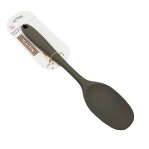Silikonska kuhača – žlica za miješanje i kuhanje 28 cm, siva (S-046T)