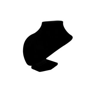 Stalak za nakit – bista crni baršun 18x19 cm