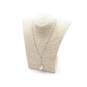 Stalak za nakit – bista bež juta stil 23x19 cm