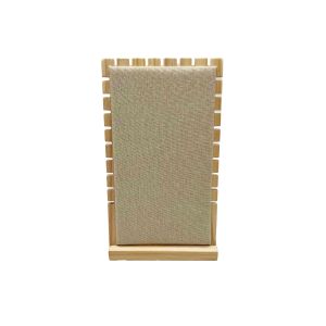 Stalak za nakit s tkaninom 25.5x15 cm – natur