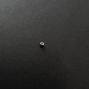 Srebrni stoper 0,25 cm – Perla za izradu nakita, 0,036 g