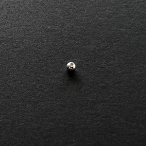 Srebrni stoper 0,3 cm – Perla za izradu nakita, 0,059 g