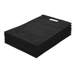 Torba za tisak 35x25 cm netkana PP laminirana vrećica za tisak - crna