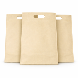 Torba za tisak 40x30 cm netkana PP laminirana shopping torba - bež