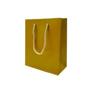 Ukrasna poklon vrećica 14 × 17 × 7 cm – Zlatna