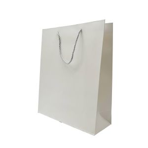 Ukrasna poklon vrećica 26 × 32 × 10 cm – Bijela