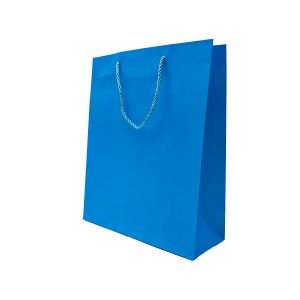 Ukrasna poklon vrećica 26 × 32 × 10 cm – Plava