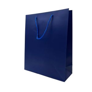 Ukrasna poklon vrećica 26 × 32 × 10 cm – Tamnoplava