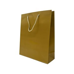 Ukrasna poklon vrećica 26 × 32 × 10 cm – Zlatna