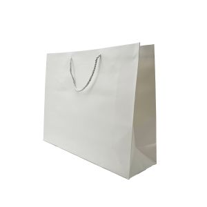 Ukrasna poklon vrećica 31 × 39 × 10 cm – Bijela