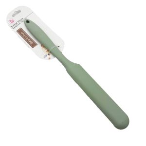 Uska silikonska špatula za staklenke i precizan rad 31 cm – kadulja zelena (S-020)